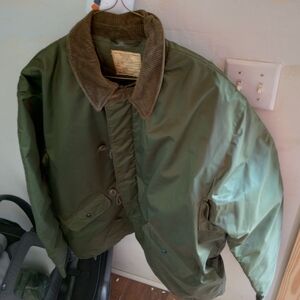 Vintage Green Military Extreme Cold Weather Jacket Size Xl Make Offers